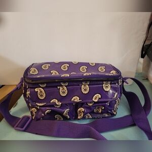 Vera Bradley Violet Paisley Lunch Bag #252